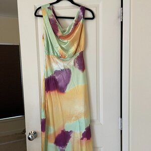 Multi-Colored Hello Molly Sleeveless Midi Dress